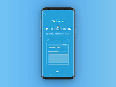 Welcome to Procore's redesign android construction drawings graphics intro sketch technical ui ux walk me
