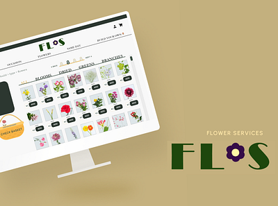 flos design logo ui ux