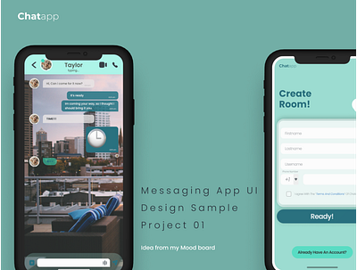 chatapp messaging app design branding graphic design ui