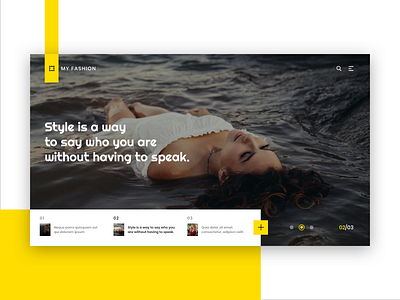 Website Full Width Slider Design