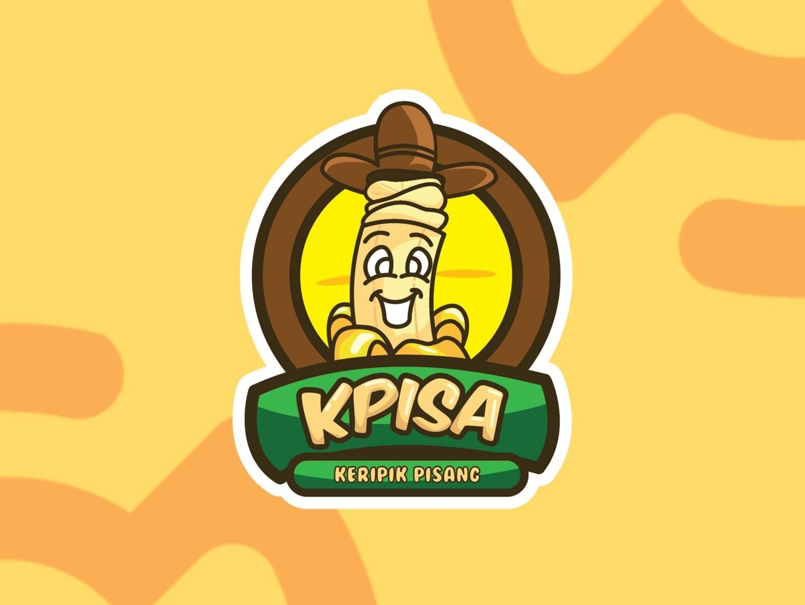 Banana Chips Logo by sigembel on Dribbble