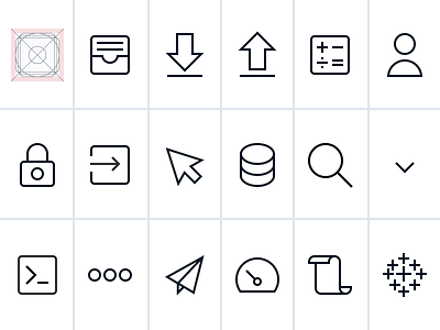System Icons 24x24 icon line icon pixel perfect
