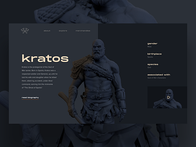 kratos design kratos madewithadobexd ui ux website