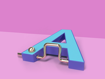 A for Altered 36daysoftype design
