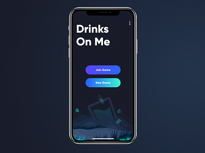 Drinks On Me app appstore art blue dark theme drinking drinks fish fishbowl game green homescreen ios iphone new wallpaper