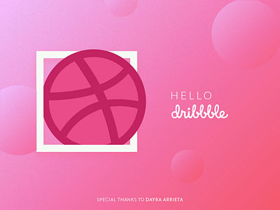 Hello, Dribbble! debut first shot