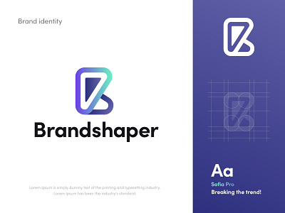 Brandshaper Logo Design | Modern logo