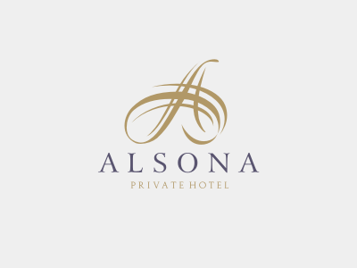 Alsona greece hotel logo monogram private