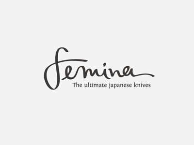 Femina femina japan kitchen knife logo woman