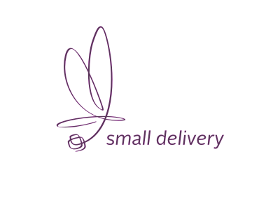 Small delivery bird cargo logo service small