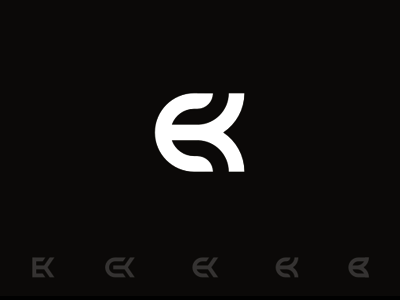 EK (v.2) ek logo monogram