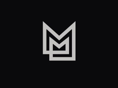 M Monogram design lettering logo mark monogram sb sbdesign symbol type