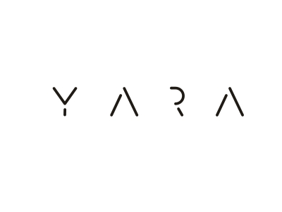 YARA boutique brand branding clothes concept fashion identity logo model store