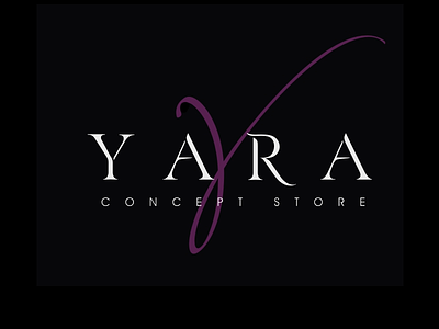 Yara boutique brand branding clothes concept fashion identity logo model store