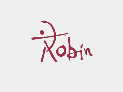 Robin arrow brand cleaning identity logo robin sink washing