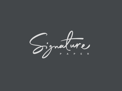 Signature1 brand branding calligraphy identity