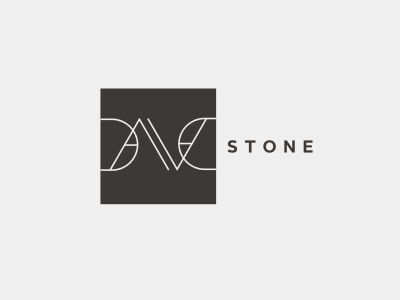 Dave Stone ambigram brand branding ceramic identity logo logotype stone tiles