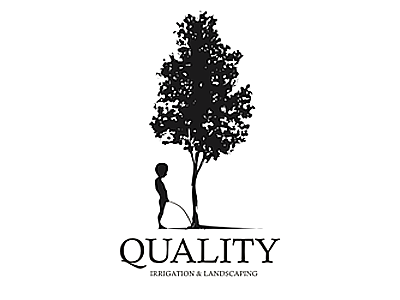 Quality boy brand branding identity irrigation landscaping logo studio tree