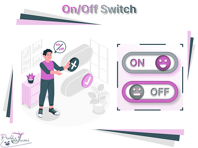 On/Off Switch-DailyUI_015 dailylearning dailyui design ui uichallenge uidesign uidesigner ux