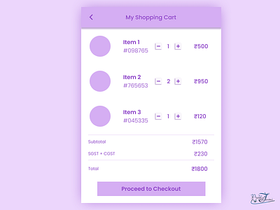 Shopping Cart-DailyUI_058 dailylearning dailyui design illustration logo ui uichallenge uidesign uidesigner ux