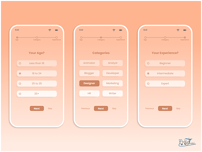 Select User Type-DailyUI_064