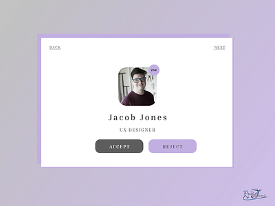 Pending Invitation - DailyUI_078