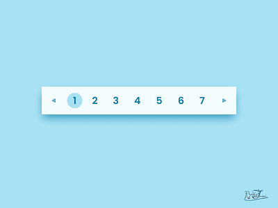 Pagination - DailyUI_085 dailylearning dailyui design illustration logo ui uichallenge uidesign uidesigner ux