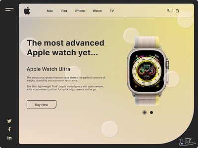 Apple Watch Ultra animation dailylearning dailyui design illustration interaction logo motion graphics ui uichallenge uidesign uidesigner ux visual design