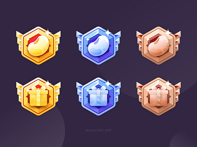 Badges for HUAJIAO