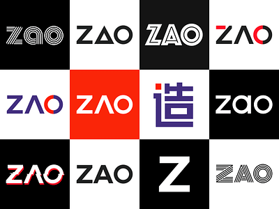 ZAO Brabd Logo Design app brand brand design branding design icon letter logo typography ui vector zao