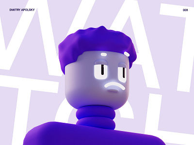 Electric Boy 3d art blender blue boy character electric isometric man