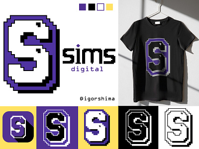 Sims Digital- Day 4 , daily logo challenge