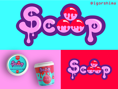 Premium Creative ice cream logo