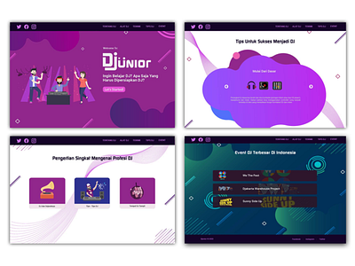 DJunior Web Design design illustration ui vector web