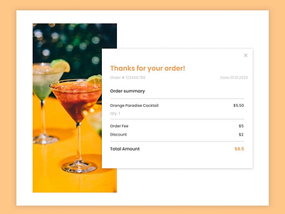 Email Receipt app design graphic design ui web