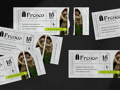 Fresco. Vintage shop branding design graphic design logo