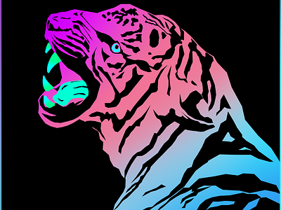 Colorful Tiger