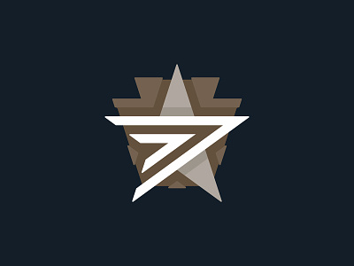 Keystar badge branding design icon identity keystone logo patch star