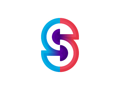 S branding design icon identity letter logo s type