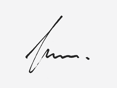 My signature