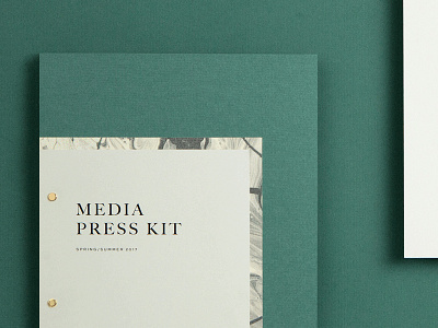 Première media press kit brand identity branding collateral marble premier sans serif serif stationary textil typography