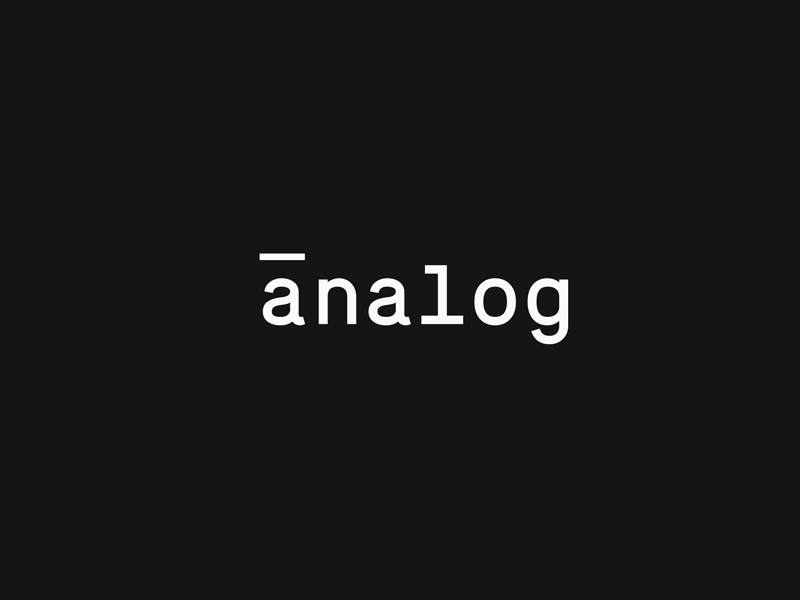 Analog logo analog branding filmstrip logo logomark postcard print stamp visual identity