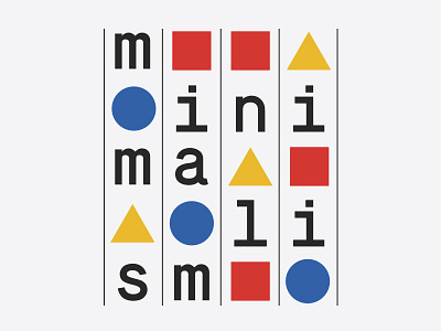 Bauhaus approached minimalism