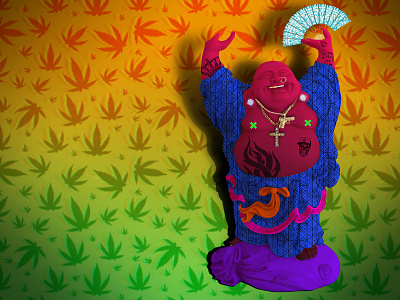Nigga Buddha buddha dadaist marijuana nigga tattoo