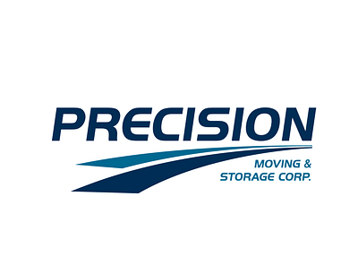 Precision Moving and Storage branding design graphic design illustration logo typography vector