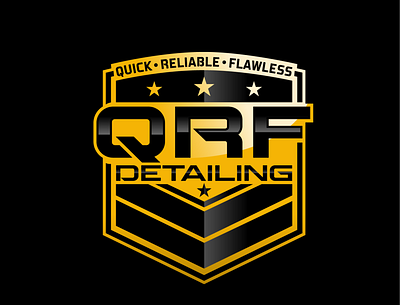 QRF Detailing app branding design graphic design illustration logo typography ui ux vector