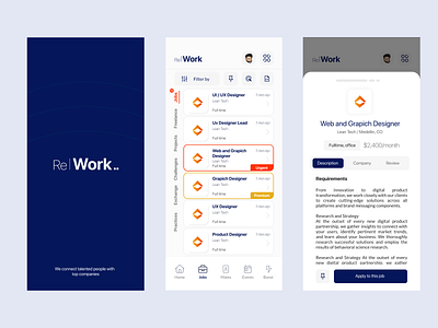 App Jobs Tendency 2023 app design ui ux