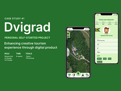 Towns of Dvigrad - LARP app app case study design larp research ux