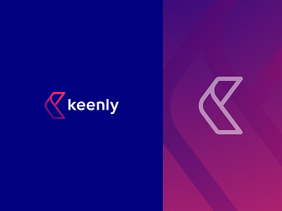 Logo design for Keenly branding graphic design identity logo logo design modern logo