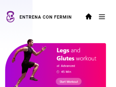 Fitness App UI Design and Prototyping